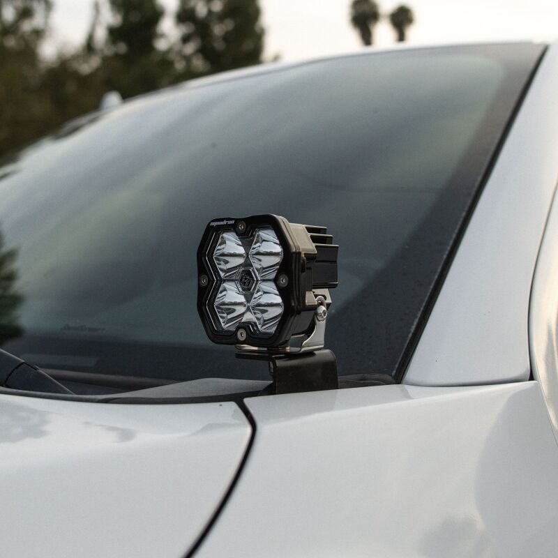 Ford F-150 Sport Lights - A-Pillar - Baja Designs - Squadron Sport 2.0 - Clear - `15-`20